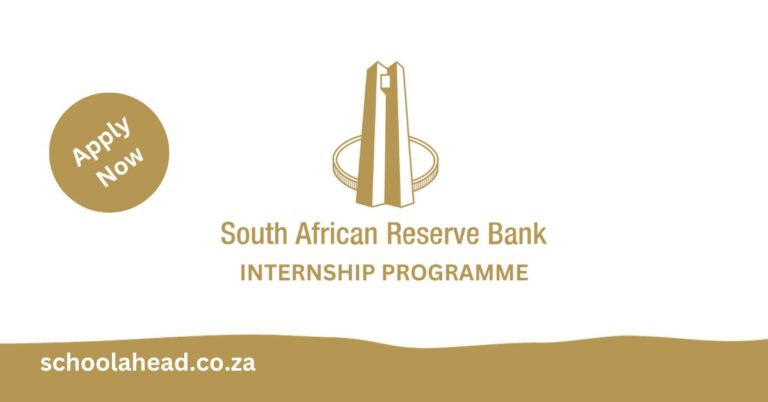 South African Reserve Bank Internship Programme