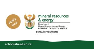 Department of Mineral Resources & Energy (DMRE) Bursary Programme