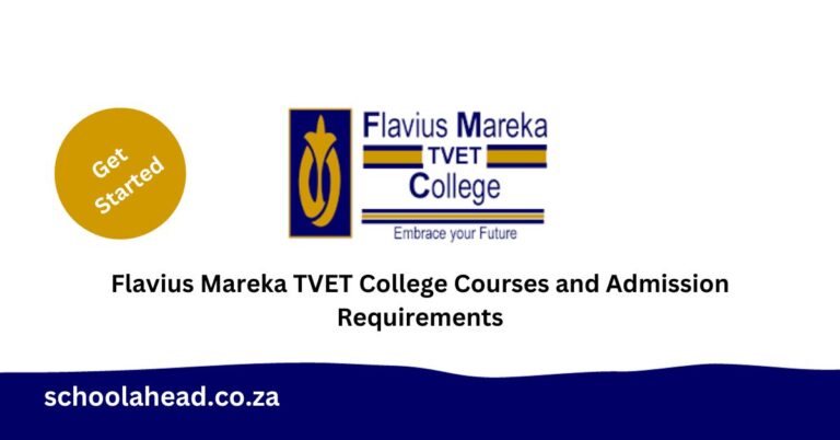 Flavius Mareka TVET College Courses and Admission Requirements