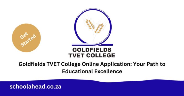 Goldfields TVET College Online Application