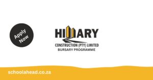 Hillary Construction Bursary Programme