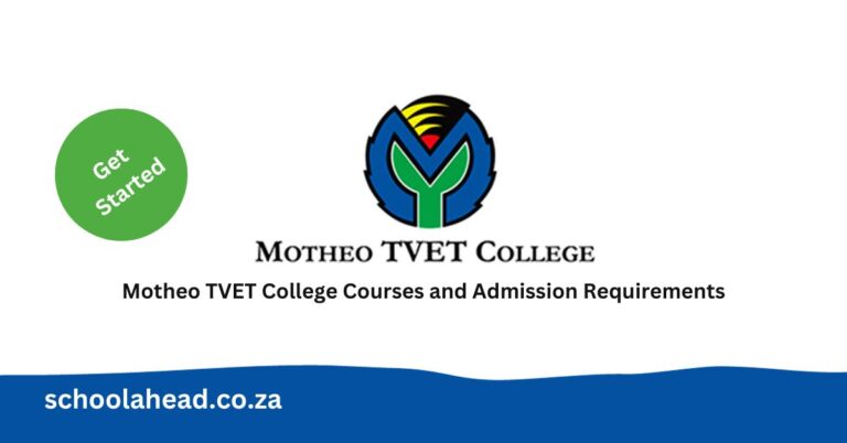 Motheo TVET College Courses and Admission Requirements