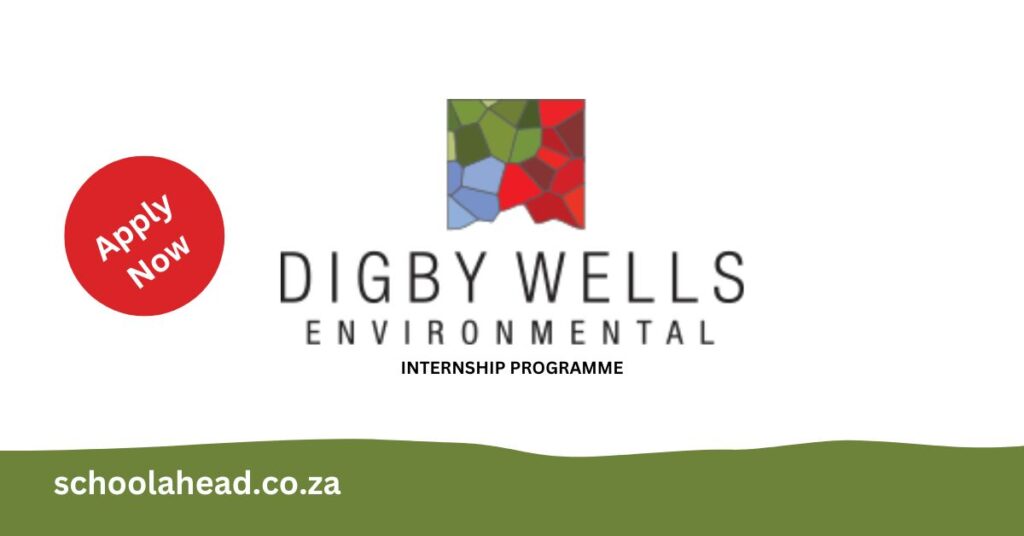 Digby Wells Environmental YES Internships 2024 SchoolAhead