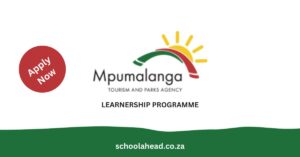 Mpumalanga Tourism and Parks Agency (MTPA) Learnership Programme