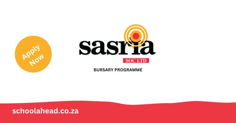 South African Special Risk Insurance Association (SASRIA) Bursary Programme