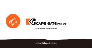 Cape Gate Erwin Robert Balde Bursaries