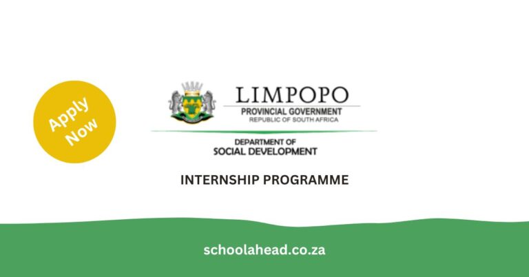 Limpopo Department of Social Development Internship Programme