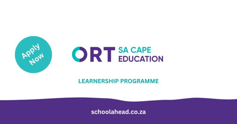 ORT Cape Education Learnership Programme