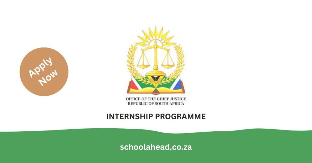 Office of the Chief Justice TVET graduates Learnership Opportunities