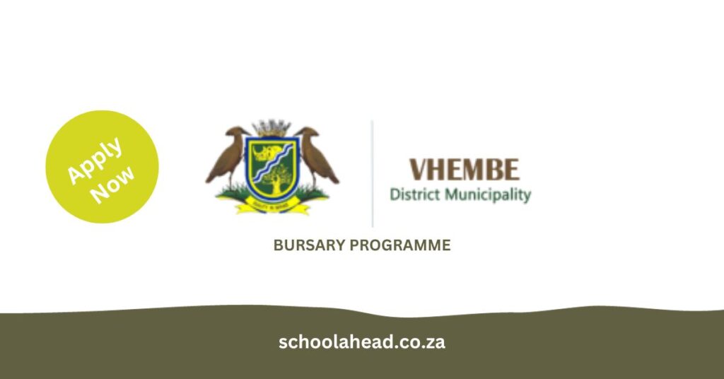 Vhembe District Municipality: Bursaries 2024 - SchoolAhead