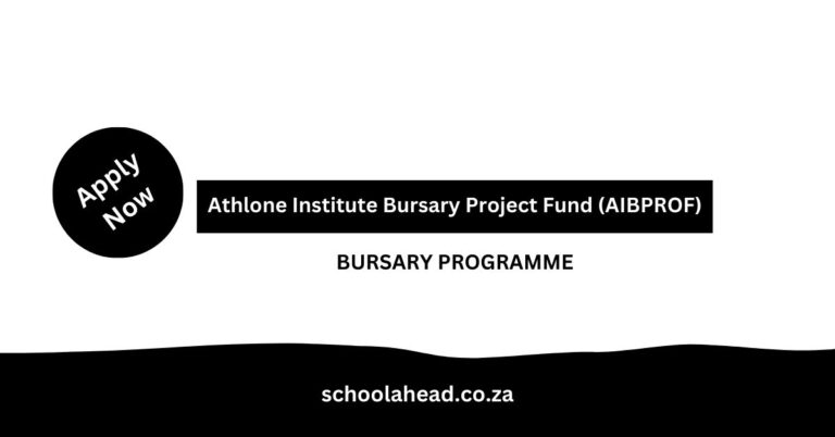 Athlone Institute Bursary Project Fund (AIBPROF) Bursary Programme