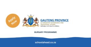 Gauteng Dept of Co-operative Governance and Traditional Affairs Bursary Programme