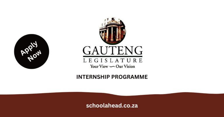 Gauteng Provincial Legislature (GPL) Internship Programme