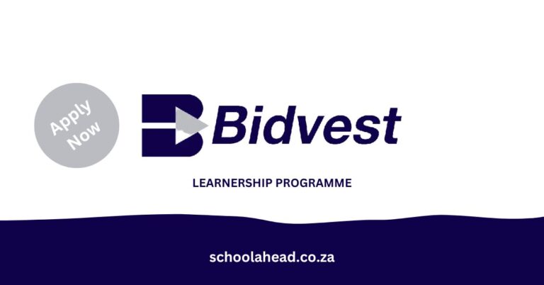 Bidvest Learnership Programme