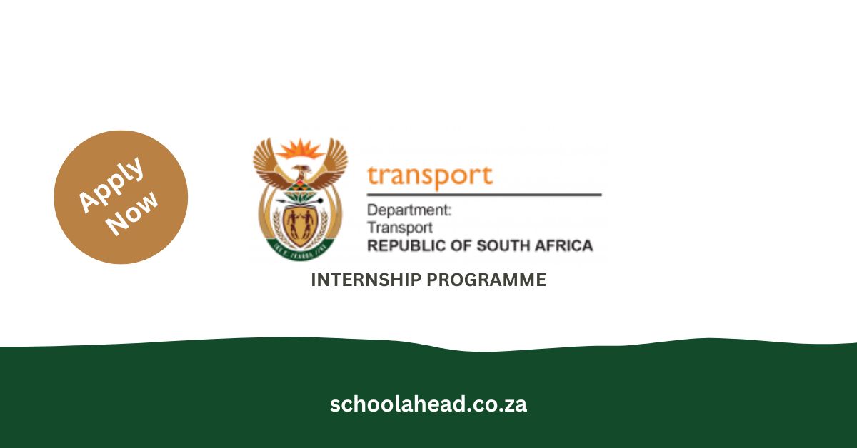 Department Of Transport Internships 2024 SchoolAhead