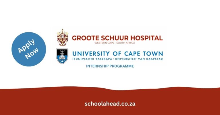 Groote Schuur Hospital Internship Programme