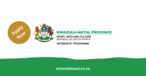 KZN Department of Sport, Arts & Culture Internship Programme