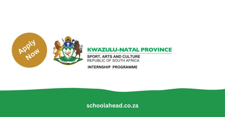 KZN Department of Sport, Arts & Culture Internship Programme