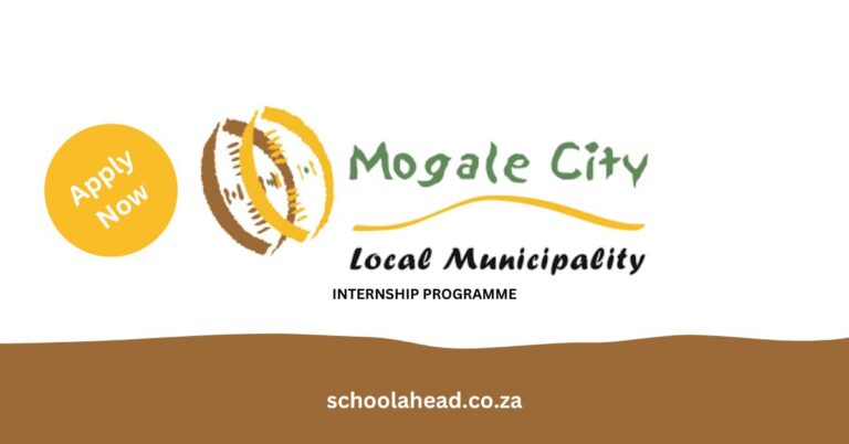 Mogale City Local Municipality Internship Programme