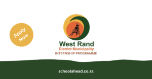 West Rand District Municipality Internship Programme