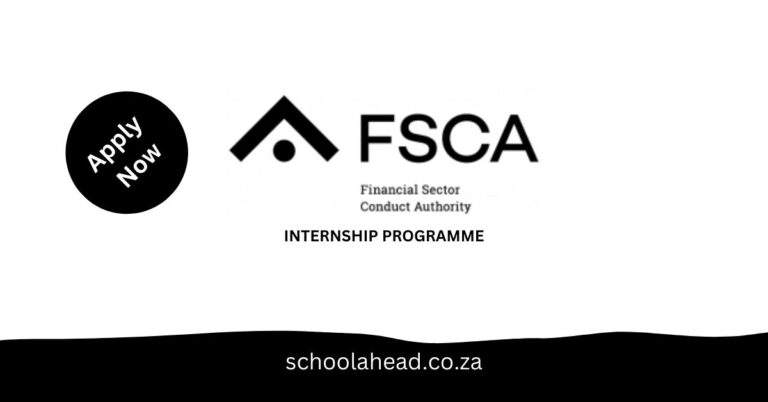 Financial Sector Conduct Authority Internship Programme