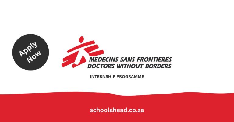 Doctors without Borders (MSF) Internship Programme