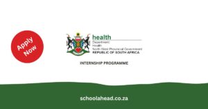 North West Department of Health Internship Programme