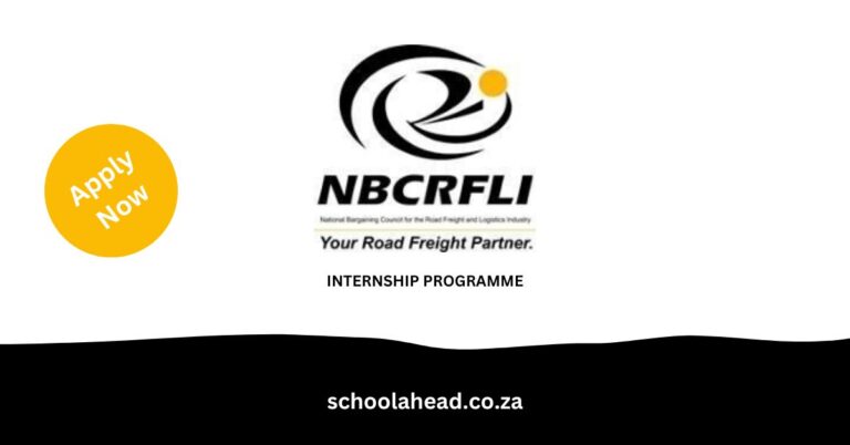 National Bargaining Council for the Road Freight and Logistics Industry (NBCRFLI) Internship Programme 2023