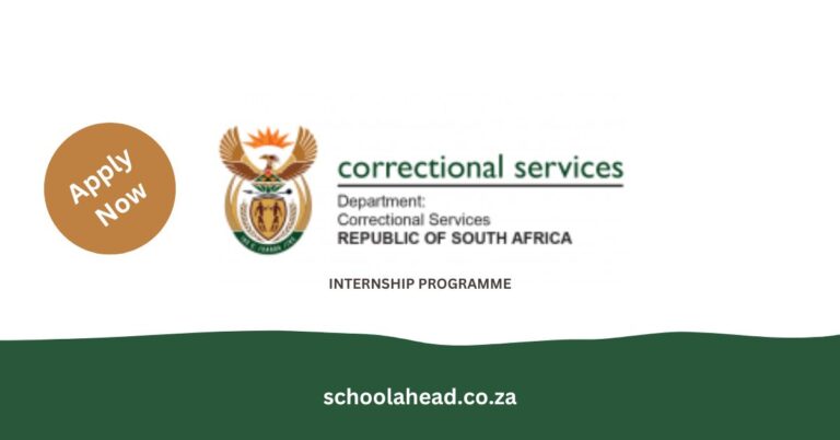 Department of Correctional Services (DCS) Internship Programme