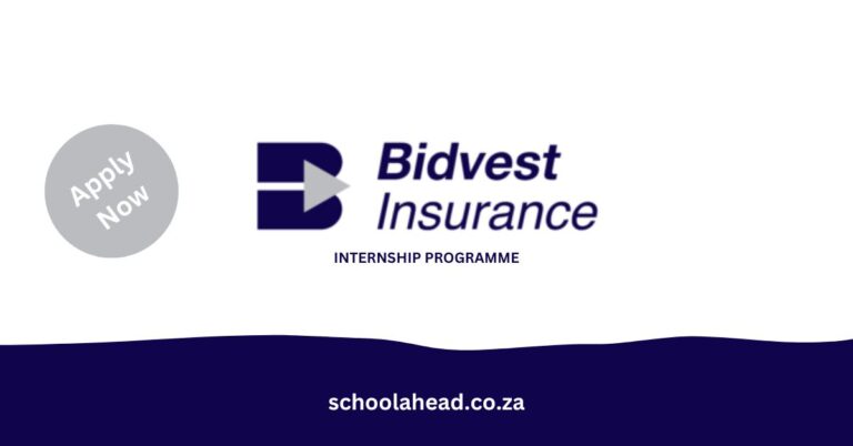 Bidvest Insurance Internship Programme