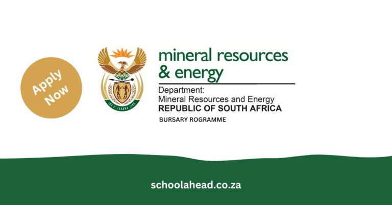 Department of Mineral Resources and Energy (DMRE) Bursary Programme