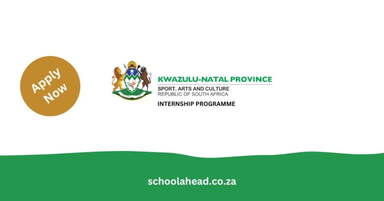 Kwazulu-Natal Department of Sport, Arts and Culture Internship Programme