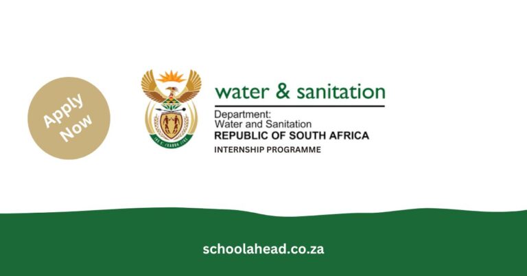 The Department of Water and Sanitation Internship Programme