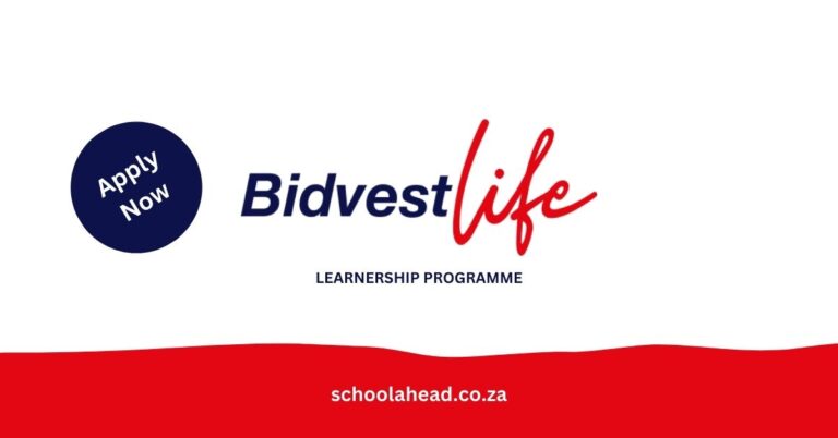 Bidvest Life Learnership Programme